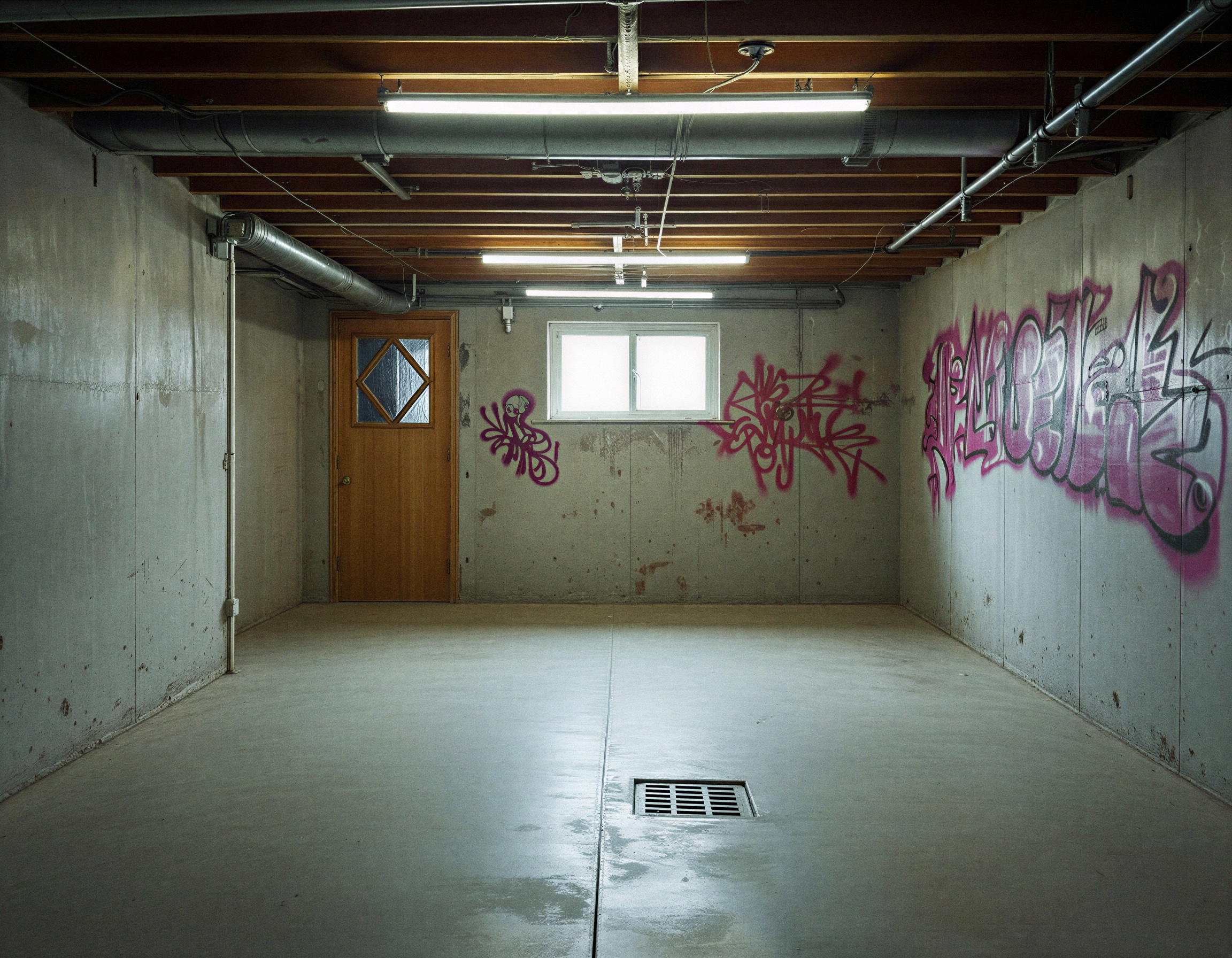 Kellerentrümpelung Singen nachher: Besenrein übergebener leerer Keller nach professioneller Kellerentrümpelung durch KLAR.Raum - komplett leer und einsatzbereit