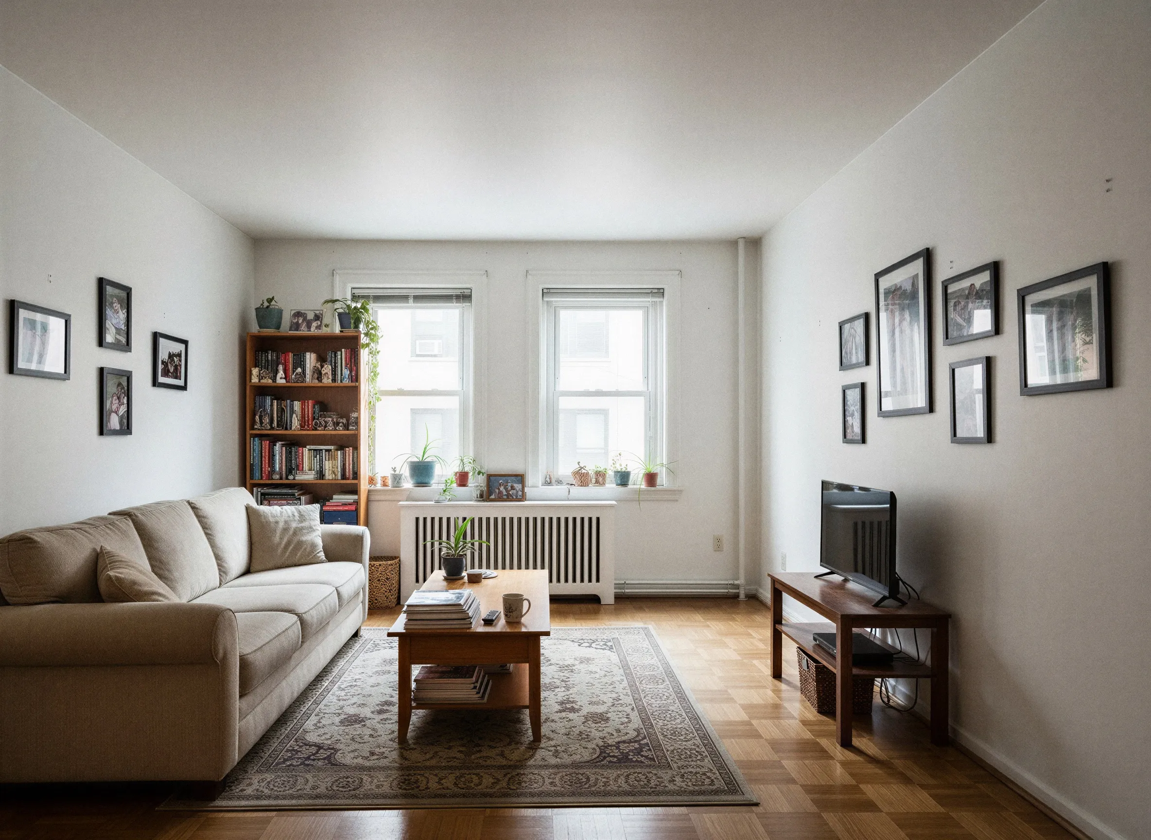 Vorher - vollgestellte Wohnung